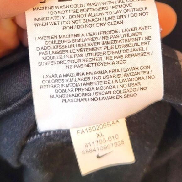 Nike Golf Dri-Fit Tour Performance Black Mock Neck Base Layer Size XL - Picture 4 of 6